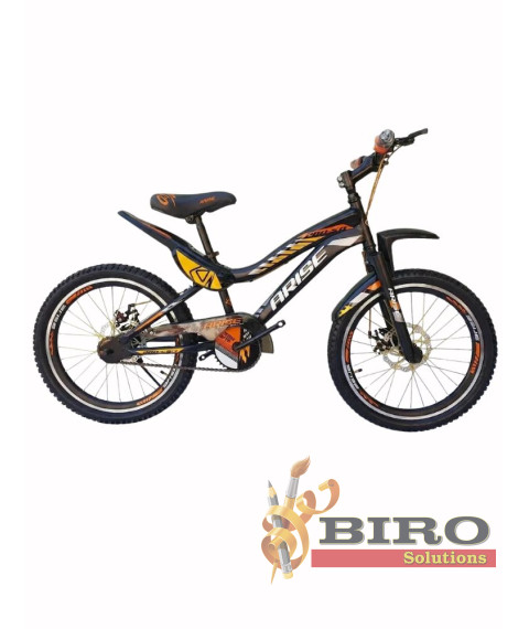 Bicicletă pentru copii Arise King 20 inch, galben