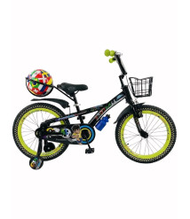 Bicicletă pentru copii Football 20 inch, neon