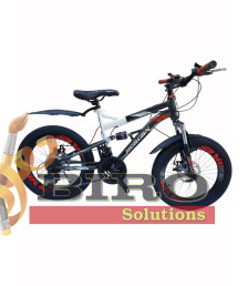 Bicicletă pentru copii Morgan AGUAR 20 inch, negru/roșu