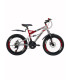 Bicicletă pentru copii Morgan AGUAR 20 inch, argintiu/roșu