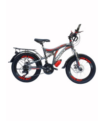 Bicicletă pentru copii Morgan Crack 20 inch, gri/roșu