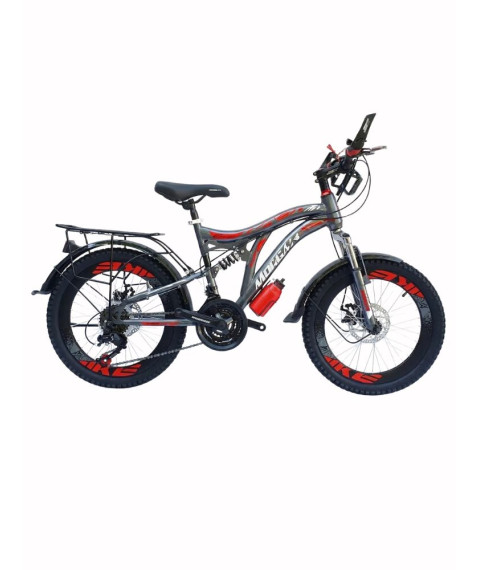 Bicicletă pentru copii Morgan Crack 20 inch, gri/roșu