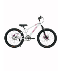 Bicicletă SKYS 22 inch fără viteze, alb