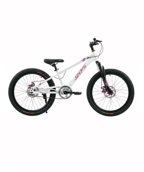 Bicicletă SKYS 22 inch fără viteze, alb