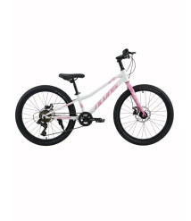 Bicicletă Alvas MT 22 inch, alb/roz