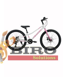 Bicicletă Alvas MT 22 inch, alb/roz