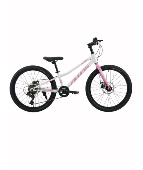 Bicicletă Alvas MT 22 inch, alb/roz