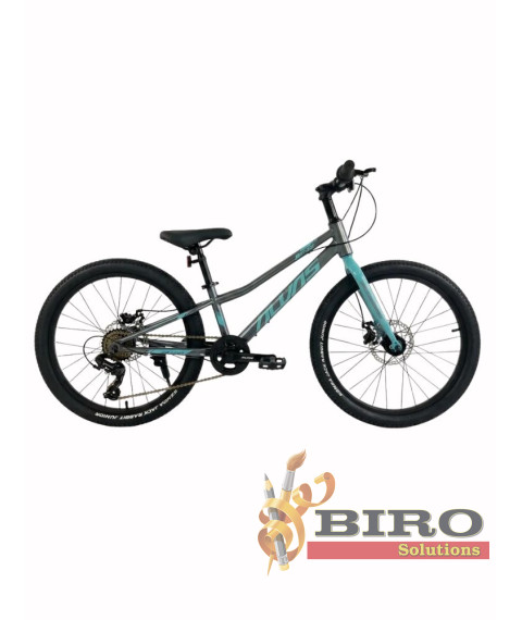 Bicicletă Alvas MT 22 inch, gri/turcoaz