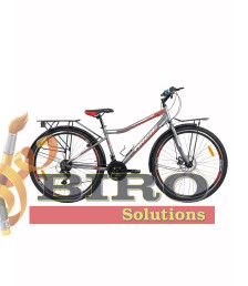 Bicicletă Arise MTB 22/24/26/29 inch, gri/roșu