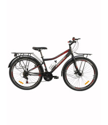 Bicicletă Arise MTB 22/24/26 inch, negru/roșu