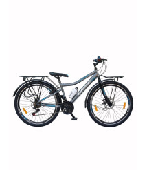 Bicicletă Arise MTB 22/24/26 inch, gri/turcoaz