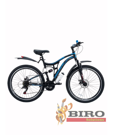 Bicicletă Arise Starter 26 inch, negru/albastru