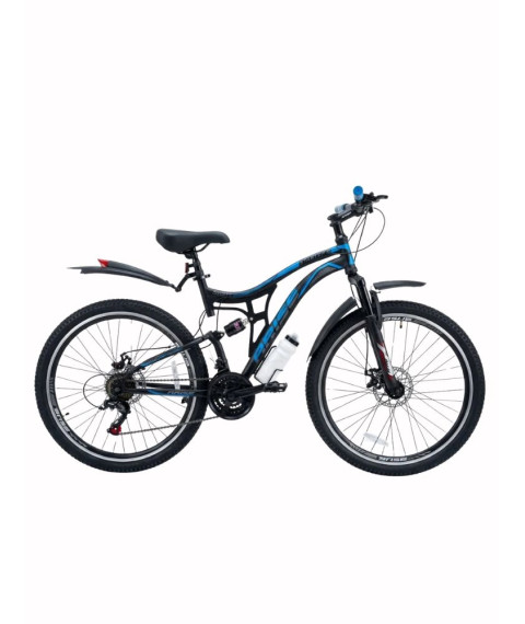 Bicicletă Arise Starter 26 inch, negru/albastru