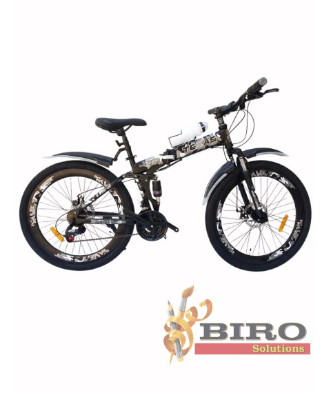 Bicicletă Texas pliabilă 26 inch, gri