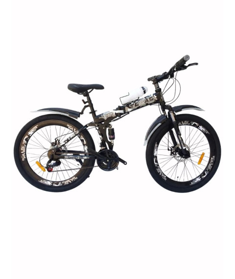 Bicicletă Texas pliabilă 26 inch, gri