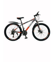 Bicicletă ToYou 26 inch, gri/portocaliu
