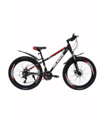 Bicicletă Alvas Calypso 26 inch, negru/roșu
