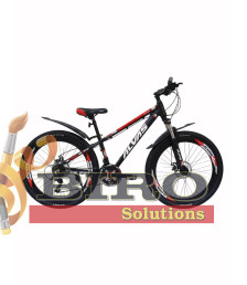 Bicicletă Alvas Calypso 26 inch, negru/roșu