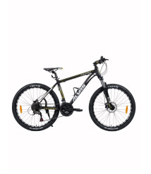 Bicicletă Alvas Zagreb 26 inch, negru/galben