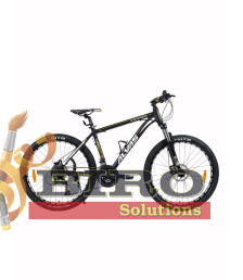 Bicicletă Alvas Zagreb 26 inch, negru/galben