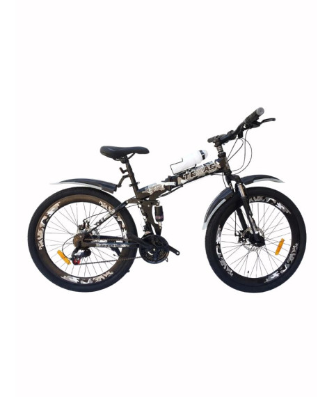 Bicicletă Texas pliabilă 26 inch, gri