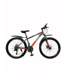 Bicicletă ToYou 26 inch, gri/portocaliu