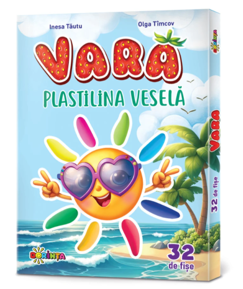 Plastilina Veselă. Vara (32 fișe)