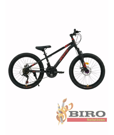 Bicicletă SKYS 22 inch cu viteze, negru