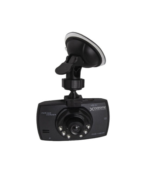 Car Video Recorder EXTREME GUARD XDR101,  Full HD (1080p), view angle 120, LCD  2.4", motion detector,  supports microSD up to 32Gb, IR LED (Night mod