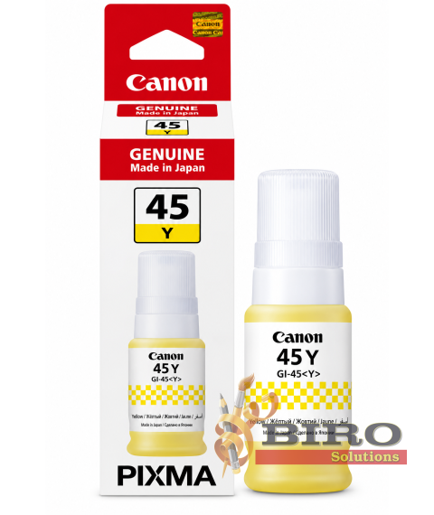 Cerneală Canon GI-45Y Yellow, 40 ml, pentru MAXIFY GX1040 / GX2040 (6287C001)