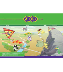 Peliculă autoadezivă pentru cărți KIDS Line, transparentă, 10 foi 38 × 27 cm / pachet