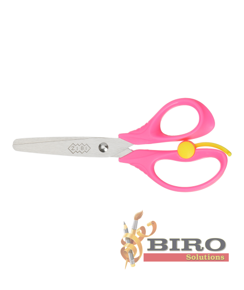 Foarfecă pentru copii BABY Line, 138 mm, cu arc, roz