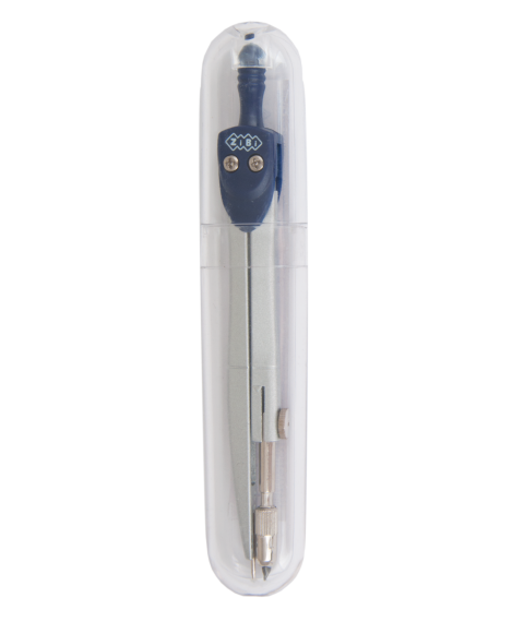 Compas ZI-BI Basis, în cutie din plastic, albastru, ZB.5301BS-03