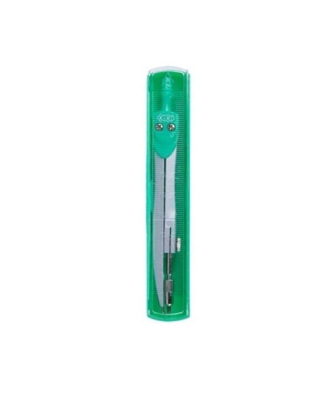 Compas ZI-BI Basis, în cutie din plastic, verde, ZB.5301BS-04