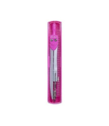 Compas ZI-BI Basis, în cutie din plastic, roz, ZB.5301BS-10