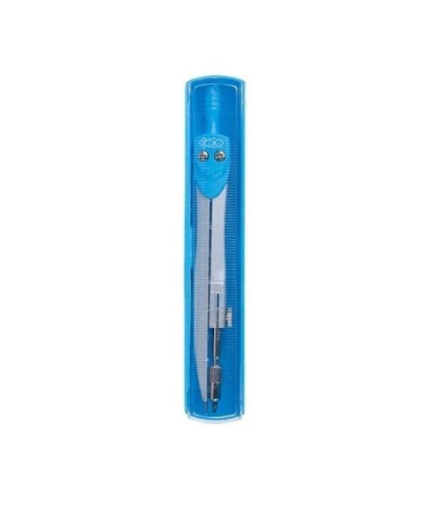 Compas ZI-BI Basis, în cutie din plastic, albastru deschis, ZB.5301BS-14