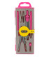 Set compas ZI-BI Basis, 7 piese, în cutie din plastic, roz, ZB.5306BS-10