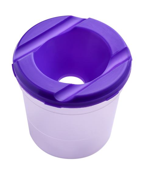 Pahar anti-vărsare pentru pictură, violet