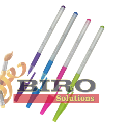 Pix cu ulei BERRY, 0.5 mm, albastru, corp alb perlat Kids Line