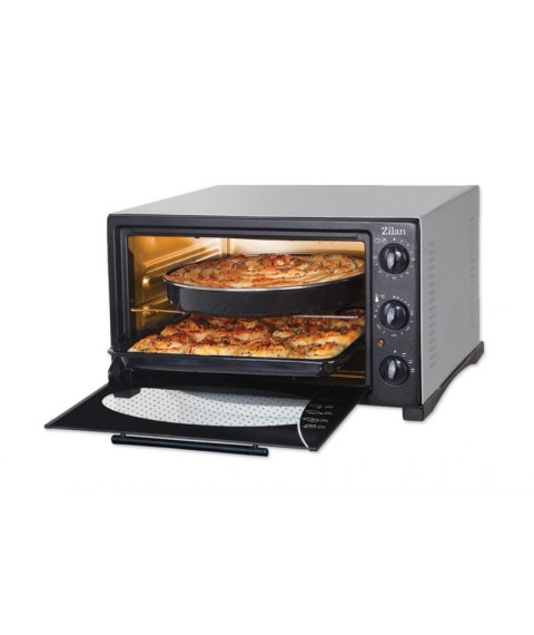 Cuptor electric Zilan ZLN5320 Gusto, 38L, gri, tăvi incluse 