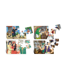 Puzzle Aladin (4 imagini în cutie)