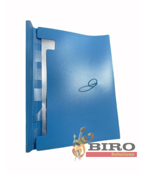 Mapa plastic Noki, cu elastic, A4, albastru, 6 separatoare