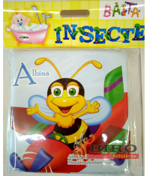 Carte pentru baie - Insecte