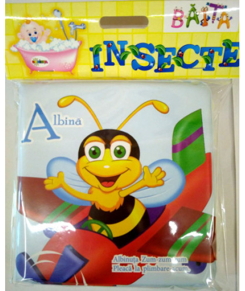 Carte pentru baie - Insecte
