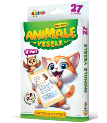 27 de Cartonașe Educative. Animale Vesele
