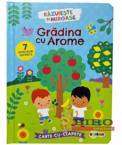 Carte cu Clapete. Grădina cu Arome (7 Mirosuri Diferite)