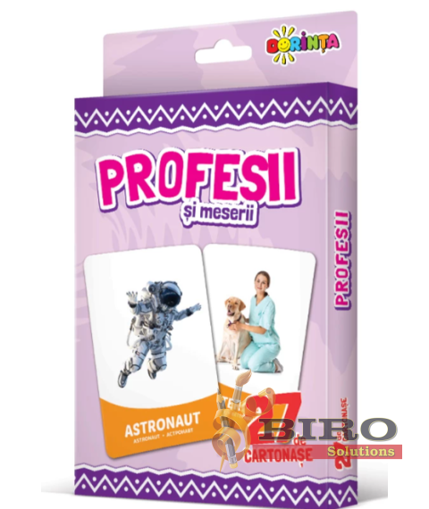 27 de cartonașe. Profesii și meserii