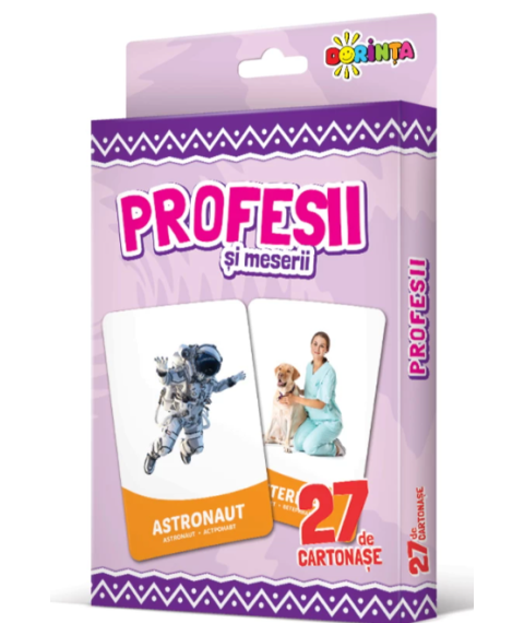 27 de cartonașe. Profesii și meserii
