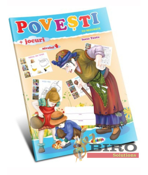 Povești. Nivelul 4 (cu foi detașabile)
