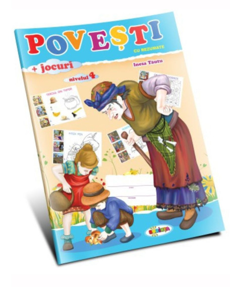 Povești. Nivelul 4 (cu foi detașabile)